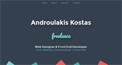 Desktop Screenshot of kandroulakis.com